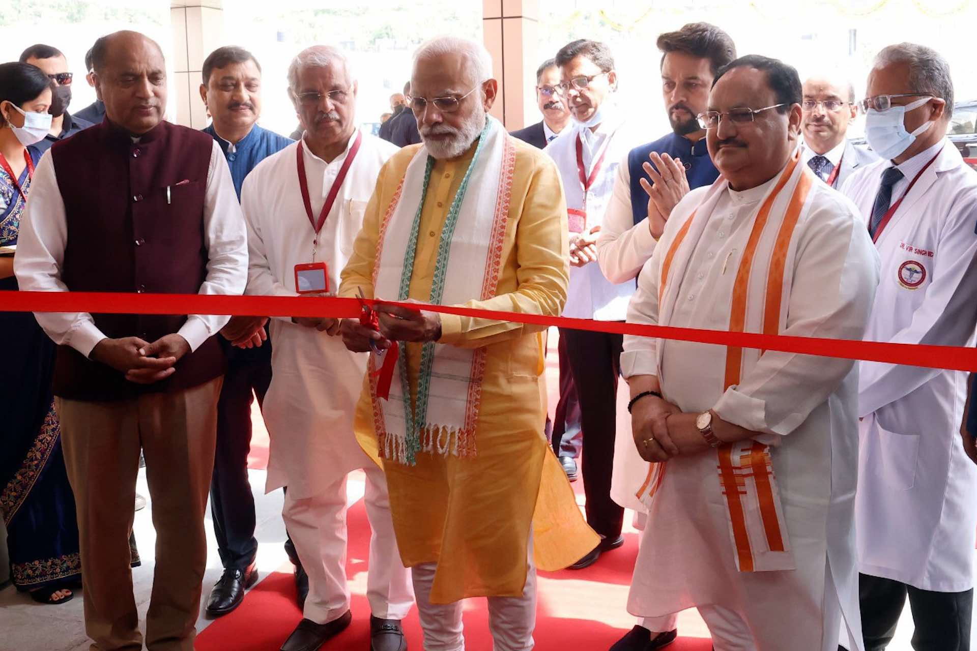 PM Modi inaugurates AIIMS and lays the foundation for projects worth over ₹3500 crore